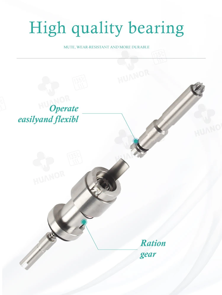 20: 1 Dental Contra Angle Handpiece Low Speed Handpiece Dental Implantology Push Button Contra Angle